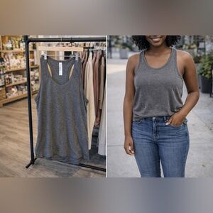 Charcoal Sleeveless Women's Tank Top